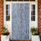 vidaXL - Vliegengordijn - 100x200 - cm - chenille - zilver