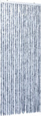 vidaXL - Vliegengordijn - 100x200 - cm - chenille - zilver