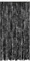 vidaXL - Vliegengordijn - 100x220 - cm - chenille - antraciet