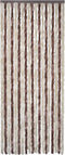 vidaXL - Vliegengordijn - 100x220 - cm - chenille - beige - en - lichtbruin