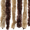 vidaXL - Vliegengordijn - 100x220 - cm - chenille - beige - en - lichtbruin