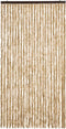 vidaXL - Vliegengordijn - 100x220 - cm - chenille - beige
