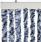 vidaXL - Vliegengordijn - 100x220 - cm - chenille - blauw, - wit - en - zilver