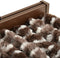 vidaXL - Vliegengordijn - 100x220 - cm - chenille - bruin - en - wit
