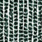 vidaXL - Vliegengordijn - 100x220 - cm - chenille - groen - en - wit