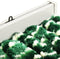 vidaXL - Vliegengordijn - 100x220 - cm - chenille - groen - en - wit