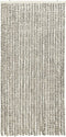 vidaXL - Vliegengordijn - 100x220 - cm - chenille - licht- - en - donkergrijs