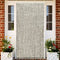 vidaXL - Vliegengordijn - 100x220 - cm - chenille - licht- - en - donkergrijs