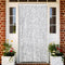 vidaXL - Vliegengordijn - 100x220 - cm - chenille - licht- - en - donkergrijs