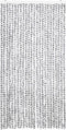 vidaXL - Vliegengordijn - 100x220 - cm - chenille - licht- - en - donkergrijs