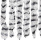 vidaXL - Vliegengordijn - 100x220 - cm - chenille - licht- - en - donkergrijs