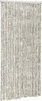 vidaXL - Vliegengordijn - 100x220 - cm - chenille - licht- - en - donkergrijs