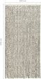 vidaXL - Vliegengordijn - 100x220 - cm - chenille - licht- - en - donkergrijs