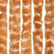 vidaXL - Vliegengordijn - 100x220 - cm - chenille - oker - en - wit