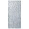 vidaXL - Vliegengordijn - 100x220 - cm - chenille - wit - en - grijs