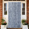 vidaXL - Vliegengordijn - 100x220 - cm - chenille - zilverkleurig