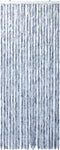 vidaXL - Vliegengordijn - 100x220 - cm - chenille - zilverkleurig