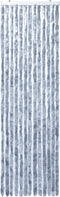 vidaXL - Vliegengordijn - 100x220 - cm - chenille - zilverkleurig