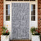 vidaXL - Vliegengordijn - 100x220 - cm - chenille - zilverkleurig