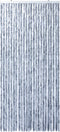 vidaXL - Vliegengordijn - 100x220 - cm - chenille - zilverkleurig