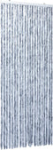vidaXL - Vliegengordijn - 100x220 - cm - chenille - zilverkleurig