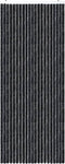 vidaXL - Vliegengordijn - 100x230 - cm - chenille - antracietkleurig