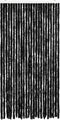 vidaXL - Vliegengordijn - 100x230 - cm - chenille - antracietkleurig