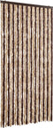 vidaXL - Vliegengordijn - 100x230 - cm - chenille - beige - en - lichtbruin
