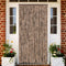 vidaXL - Vliegengordijn - 100x230 - cm - chenille - beige - en - donkerbruin