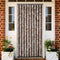 vidaXL - Vliegengordijn - 100x230 - cm - chenille - beige - en - lichtbruin