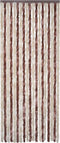 vidaXL - Vliegengordijn - 100x230 - cm - chenille - beige - en - lichtbruin