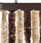 vidaXL - Vliegengordijn - 100x230 - cm - chenille - beige - en - lichtbruin