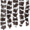 vidaXL - Vliegengordijn - 100x230 - cm - chenille - bruin - en - wit