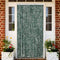 vidaXL - Vliegengordijn - 100x230 - cm - chenille - groen - en - wit