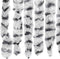 vidaXL - Vliegengordijn - 100x230 - cm - chenille - lichtgrijs - en - donkergrijs