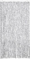 vidaXL - Vliegengordijn - 100x230 - cm - chenille - lichtgrijs - en - donkergrijs