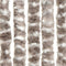 vidaXL - Vliegengordijn - 100x230 - cm - chenille - taupe - en - wit