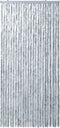vidaXL - Vliegengordijn - 100x230 - cm - chenille - wit - en - grijs