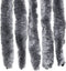 vidaXL - Vliegengordijn - 100x230 - cm - chenille - zilver