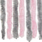 vidaXL - Vliegengordijn - 100x230 - cm - chenille - zilvergrijs - en - roze
