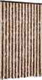 vidaXL - Vliegengordijn - 118x220 - cm - chenille - beige - en - lichtbruin