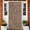 vidaXL - Vliegengordijn - 118x220 - cm - chenille - beige - en - donkerbruin