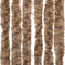 vidaXL - Vliegengordijn - 118x220 - cm - chenille - beige - en - donkerbruin