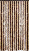 vidaXL - Vliegengordijn - 118x220 - cm - chenille - beige - en - lichtbruin