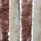 vidaXL - Vliegengordijn - 118x220 - cm - chenille - beige - en - lichtbruin