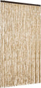 vidaXL - Vliegengordijn - 118x220 - cm - chenille - beige