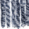 vidaXL - Vliegengordijn - 118x220 - cm - chenille - blauw - en - wit