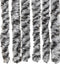 vidaXL - Vliegengordijn - 118x220 - cm - chenille - grijs - en - zwart-wit