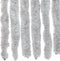 vidaXL - Vliegengordijn - 118x220 - cm - chenille - grijs