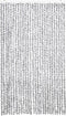vidaXL - Vliegengordijn - 118x220 - cm - chenille - lichtgrijs - en - donkergrijs